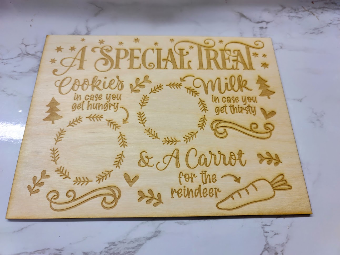 Santa Cookie Serving Trays