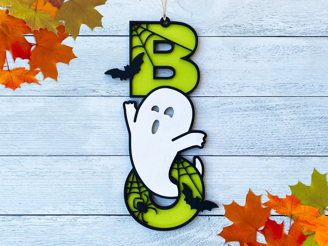 Hanging BOO Sign
