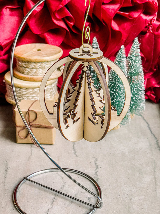 Festive 3D Christmas Tree Ornament