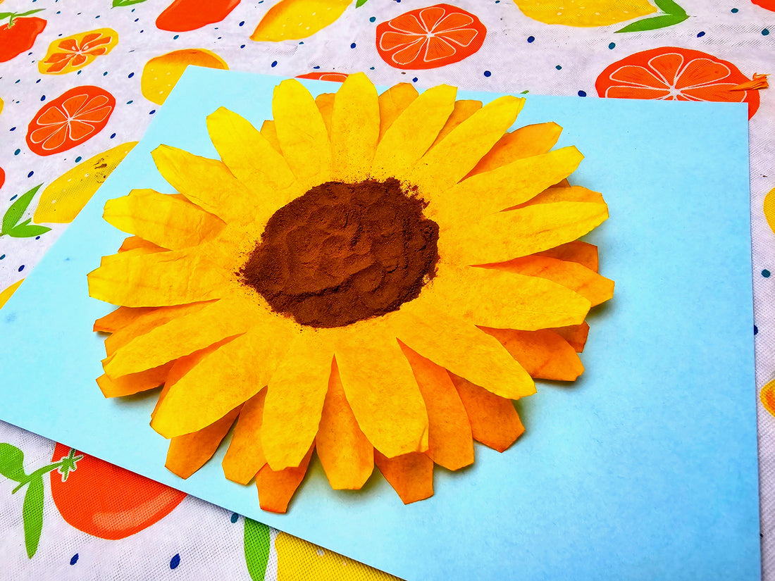 Tutorial Tuesday: How to Make Coffee Filter Sunflowers