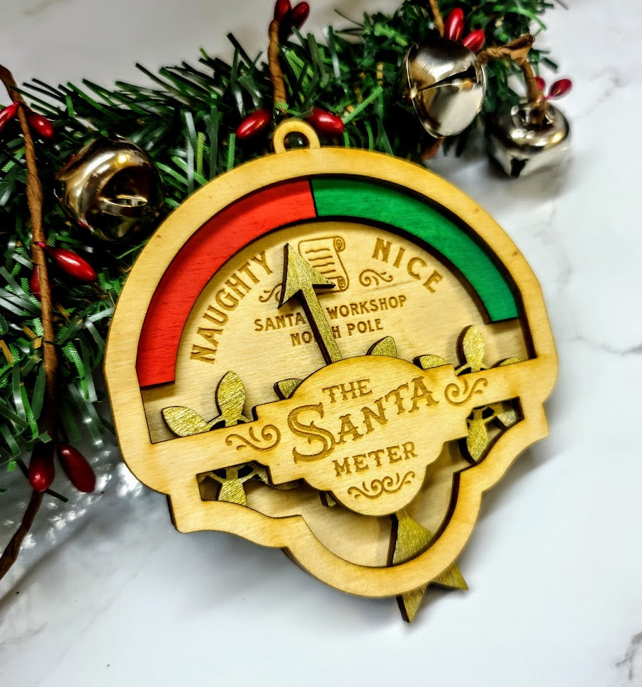 Naughty and Nice Meter Ornament