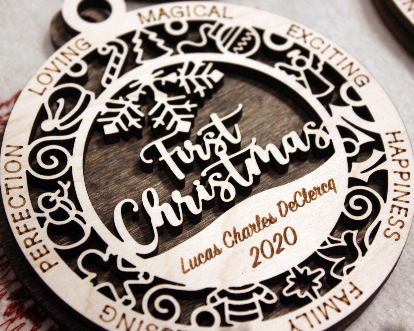 Customizable Christmas Ornament Series