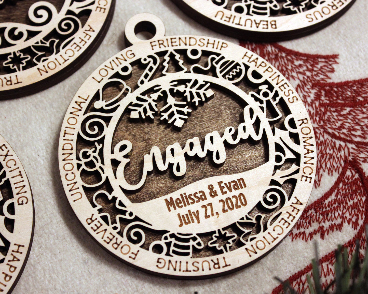 Customizable Christmas Ornament Series